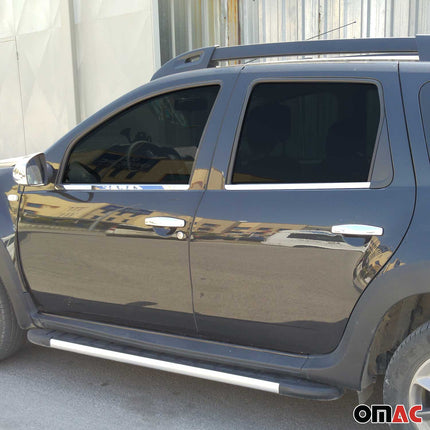Fensterleisten Zierleisten für Dacia Duster 2010-2018 Edelstahl Chrom 4tlg