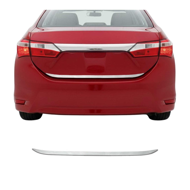 Kofferraumleiste Heckklappe Leiste für Toyota Corolla 2013-2019 Edelstahl Chrom