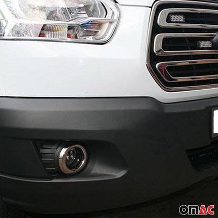Nebelscheinwerfer Rahmen Chrom für Ford Transit 2014-2024 Edelstahl 2x