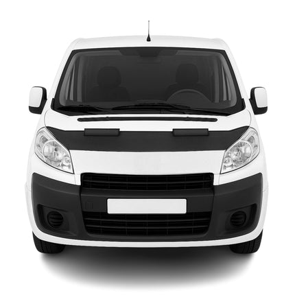 Haubenbra Steinschlagschutz Bonnet Bra für Peugeot Expert 2007-2016 Schwarz Halb