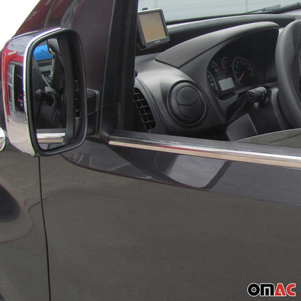 Fensterleisten Zierleisten für Fiat Fiorino 2007-2021 Edelstahl Chrom 2tlg