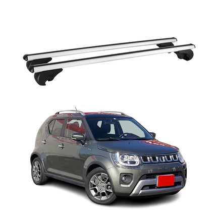 Dachträger Grundtäger für Suzuki Ignis mk2 Schrägheck 2016-2026 75kg Alu Grau 2x