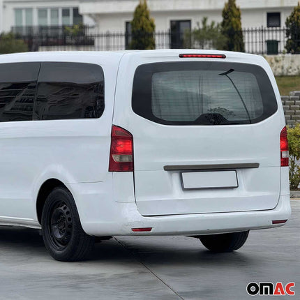 Heckklappe Kofferraumöffner Griff für Mercedes Vito W447 Edelstahl Dunkel 1tlg