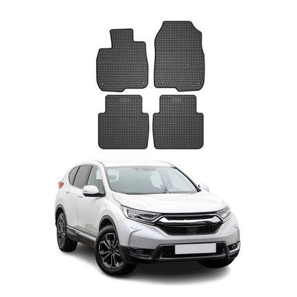 OMAC Gummi Fußmatten für Honda CRV 2017-2022 Automatten Gummi Schwarz 4tlg