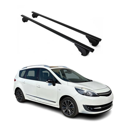 Dachträger Grundtäger für Renault Grand Scenic mk3 2009-2016 75kg Metall Schwarz
