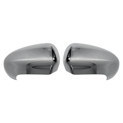 Spiegelkappen Spiegelabdeckung für Nissan Qashqai J10 2006-2014 Chrom ABS Silber