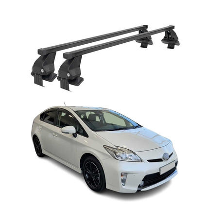 Menabo Dachträger Grundtäger für Toyota Prius 2009-2015 50kg Stahl Schwarz 2 tlg