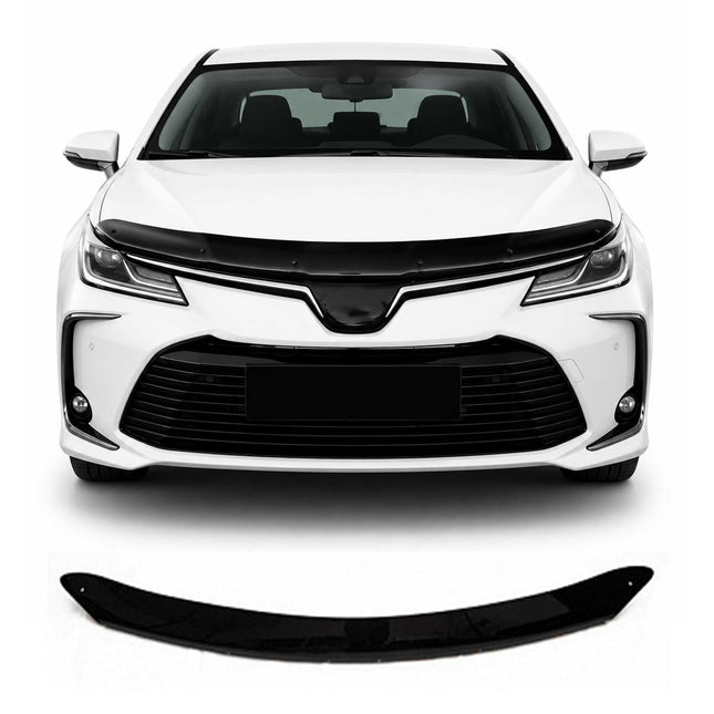 Motorhaube Deflektor Insektenschutz für Toyota Corolla 2019-2026 Dunkel