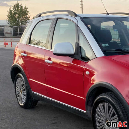 Fensterleisten Zierleisten für Suzuki SX4 2013-2021 Edelstahl Chrom 4tlg