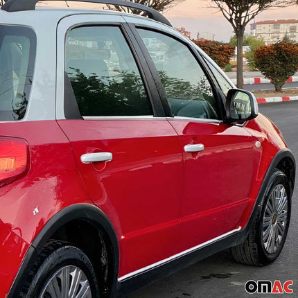 Fensterleisten Zierleisten für Suzuki SX4 2013-2021 Edelstahl Chrom 4tlg