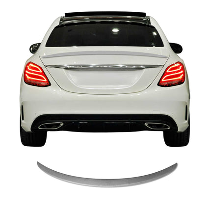 Heckspoiler Dachspoiler für Mercedes C Klasse W205 2014-2021 Lackierbar ABS