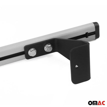 Dachträger Grundtäger für VW Transporter T7 2024-2025 75kg Stahl Silber 3 tlg