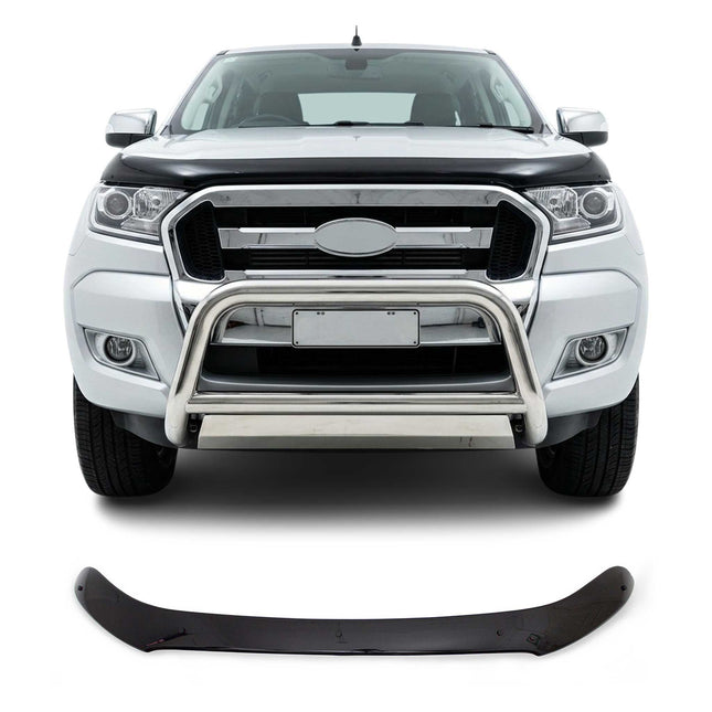 Motorhaube Deflektor Insekten Steinschlagschutz für Ford Ranger 2015-2022 Dunkel