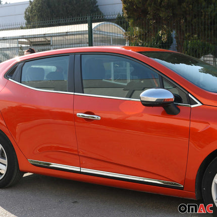 Fensterleisten Zierleisten für Renault Clio 2019-2025 Edelstahl Chrom 6tlg