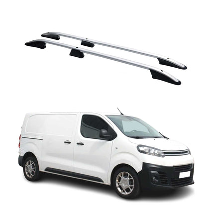 Dachreling Dachgepäckträger für Citroen Jumpy / SpaceTourer 2016-2026 L2 Silber