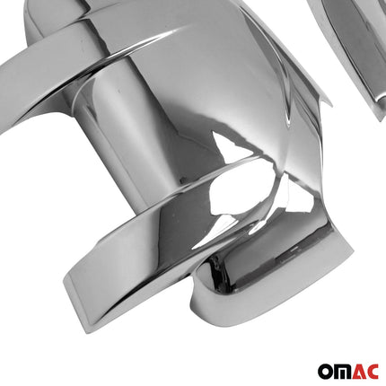Spiegelkappen Spiegelabdeckung für Opel Movano 2010-2021 Chrom ABS Silber 2tlg