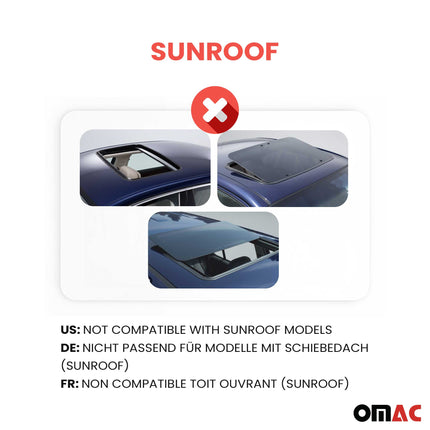 Dachträger Grundträger Gepäckträger für Citroen C4 Picasso 2006-2013 Alu Schwarz