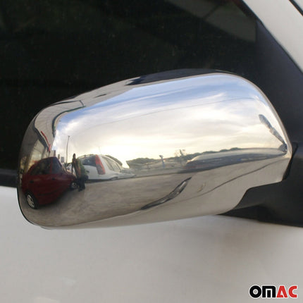 Spiegelkappen Spiegelabdeckung für Skoda Superb 2001-2008 Edelstahl Chrom 2tlg