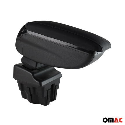 Armlehne Mittelarmlehne für Opel Astra J 2009-2015 PU-Leder ABS Schwarz