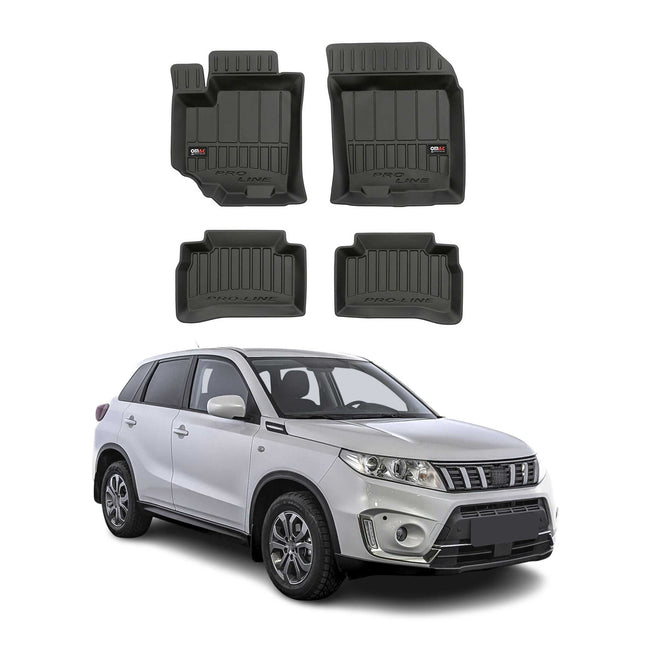 OMAC Gummi Fußmatten für Suzuki Vitara 2015-2024 Premium TPE Automatten 4tlg