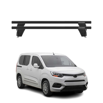 Menabo Dachträger Grundtäger für Toyota Proace City 2019-2026 75kg Alu Schwarz