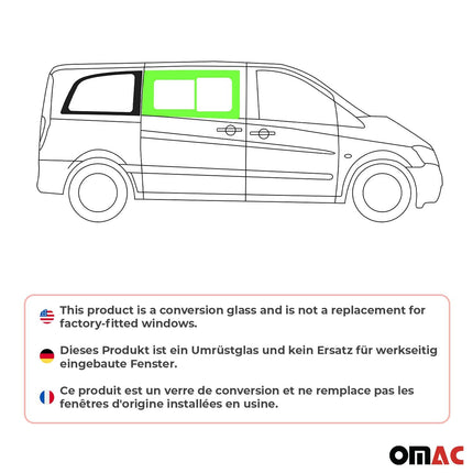 Schiebefenster Schiebetür für Mercedes Vito W639 2003-2014 Vorne Fenster Rechts