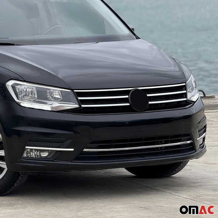 Kühlergrill Leisten Grillleisten für VW Caddy 2015-2020 Edelstahl Chrom 3tlg
