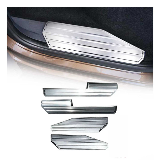 Einstiegsleisten Türschutzleisten für VW Amarok 2010-2020 Edelstahl 4tlg