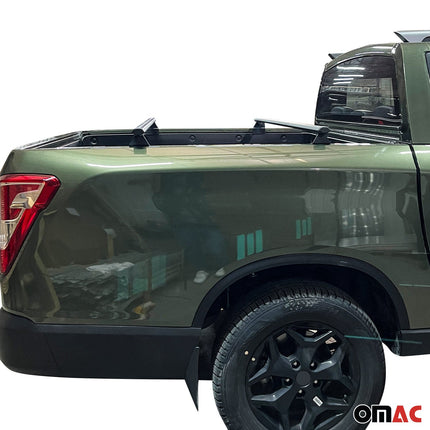 Dachträger Ladeflächenträger Querträger für VW Amarok 2010-2020 Alu Schwarz 2x