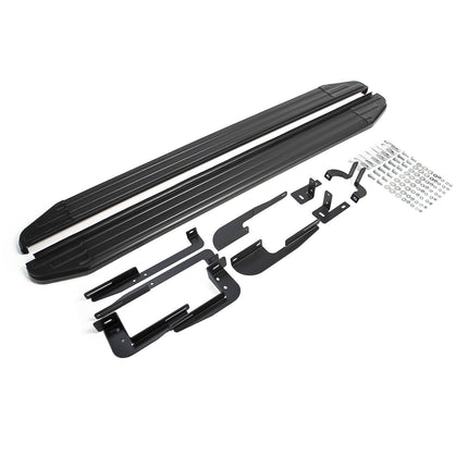 Trittbretter Seitenschweller für Hyundai ix35 2010-2015 Alu Schwarz ABE