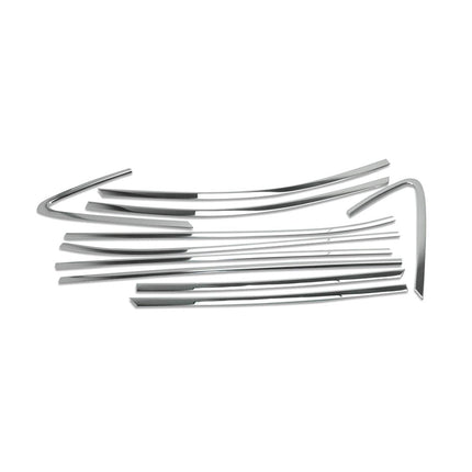 Fensterleisten Fensterrahmen für Hyundai IX35 2010-2024 Edelstahl Chrom 10x