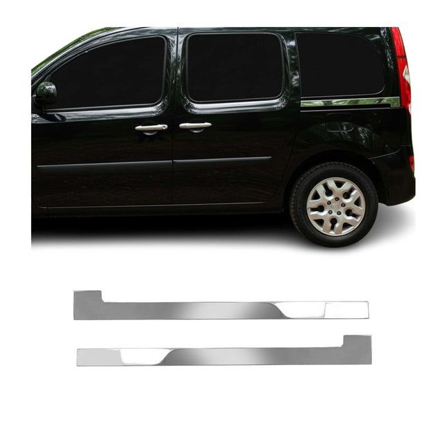 Seitentürleiste Türleisten Türschutzleiste für Mercedes Citan 2012-2021 Chrom 2x