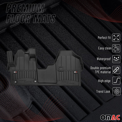 OMAC Gummi Fußmatten für Toyota Proace 2016-2026 Premium TPE Automatten 1tlg