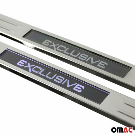 Einstiegsleisten Türschweller Exclusive für Seat Ibiza 2008-2017 2 tgl Chrom 2x