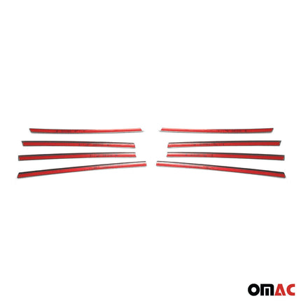 Kühlergrill Leiste Grillleisten für VW Transporter T5 2003-10 Edelstahl Chrom 8x