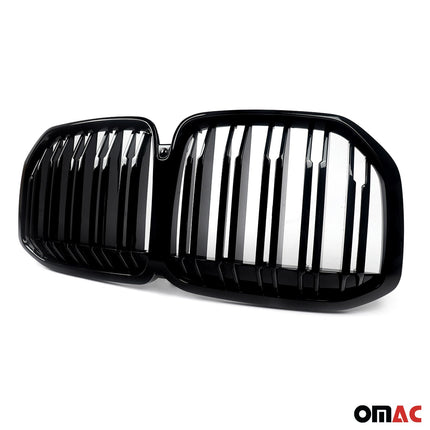 Nieren Grill Kühlergrill für BMW X7 G07 2019-2021 PRE FL Schwarz Glanz