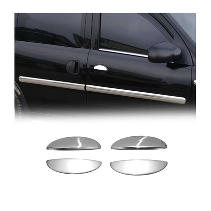 Chrom Türgriff Blende für Opel Corsa C 2000-2006 2-Tür Edelstahl 2tlg