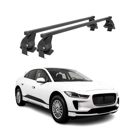 Menabo Dachträger Grundtäger für Jaguar I-Pace 2018-2024 50kg Stahl Schwarz 2x