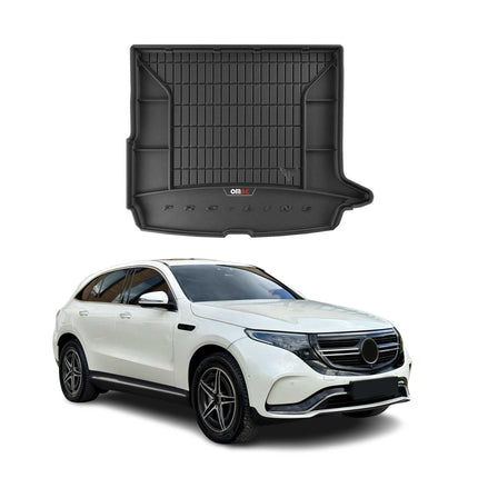 OMAC Gummi Kofferraumwanne für Mercedes EQC 2019-2023 TPE Laderaumwanne Schwarz