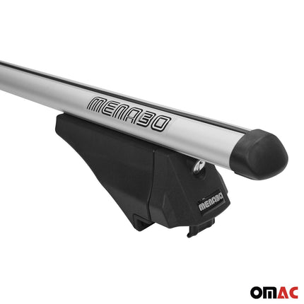 Menabo Dachträger Grundtäger für Volvo XC60 mk1 2008-2017 75kg Alu Silber 2x
