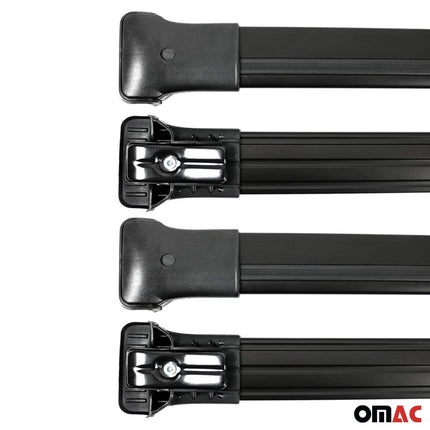 Dachträger für VW T5 T6 Transporter Multivan Caravelle 2003-2024 Schwarz 4 tlg