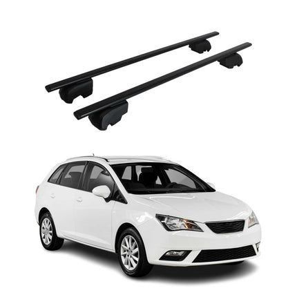 Dachträger Grundtäger für Seat Ibiza mk4 Sport Tourer 2010-2017 75kg Schwarz 2x