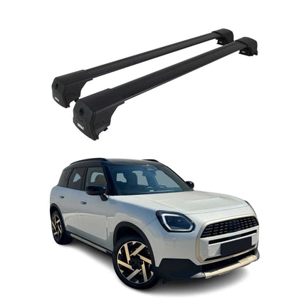Dachträger Grundtäger für Mini Countryman U25 2024-2026 75kg Alu Schwarz 2 tlg
