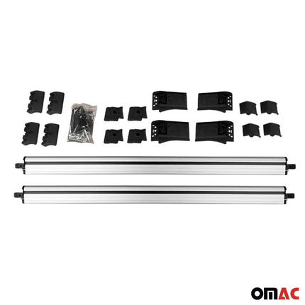 Dachträger Grundtäger für Land Rover Freelander I 1998-2006 75kg Silber Alu 2tlg
