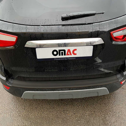 Ladekantenschutz für Ford Ecosport II 2017-2023 Facelift Dunkel Chrom gebürstet