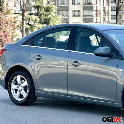 Fensterleisten Zierleisten für Chevrolet Cruze Limo 2009-2016 Edelstahl Chrom 6x