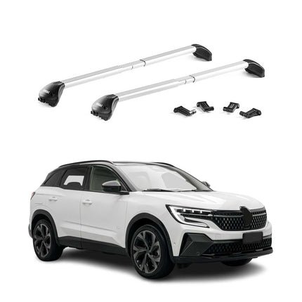 Dachträger Grundtäger für Renault Austral 2022-2026 100kg Alu Silber 2x ABE