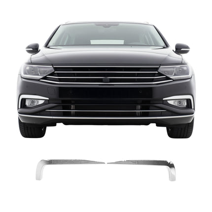 Nebelscheinwerfer Rahmen Chrom für VW Passat B8 2019-2021 Edelstahl 2x