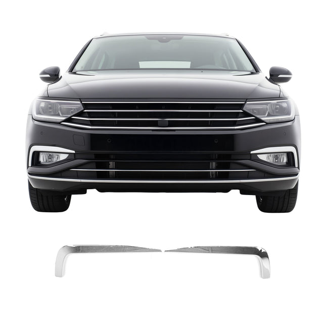 Nebelscheinwerfer Rahmen Chrom für VW Passat B8 2019-2021 Edelstahl 2x