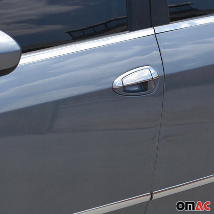 Chrom Türgriff Blende für Fiat Punto Evo 2008-2012 Edelstahl 2tür